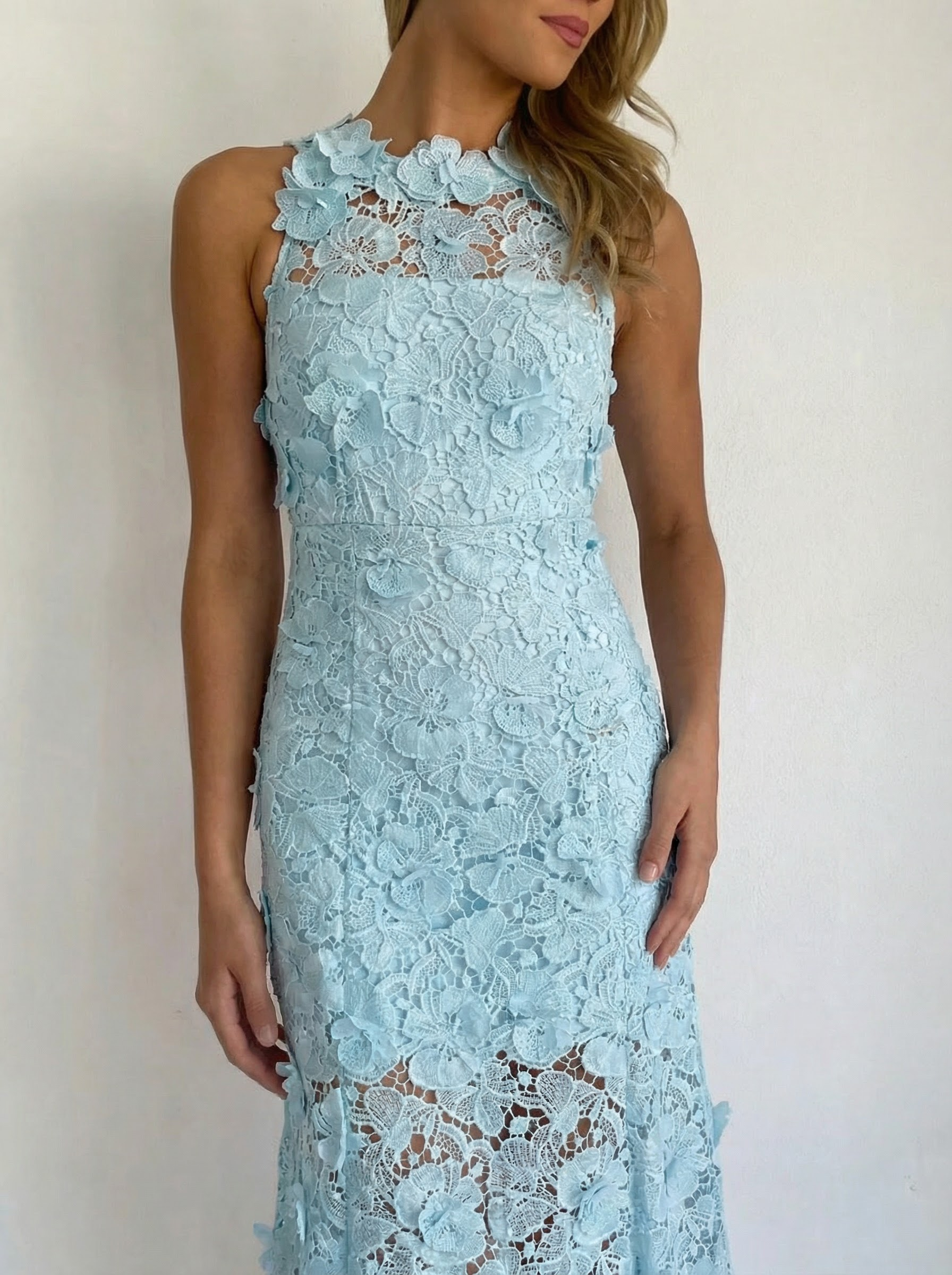 As It May Samara Lace Midi Dress