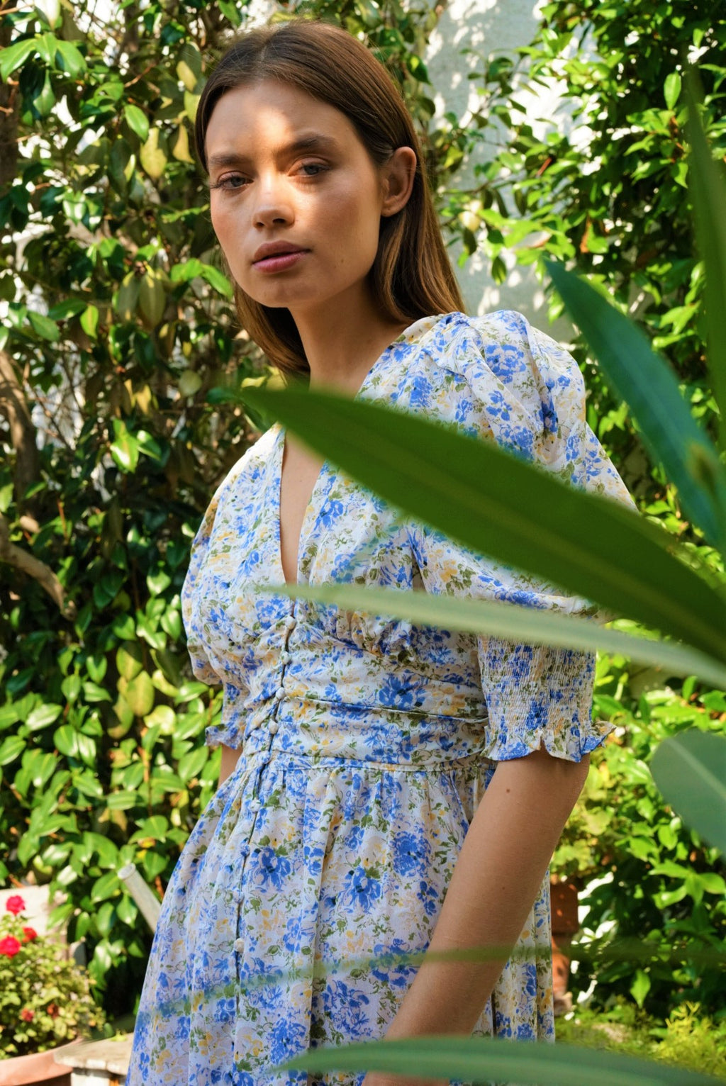 EN SAISON FLORAL MIDI DRESS