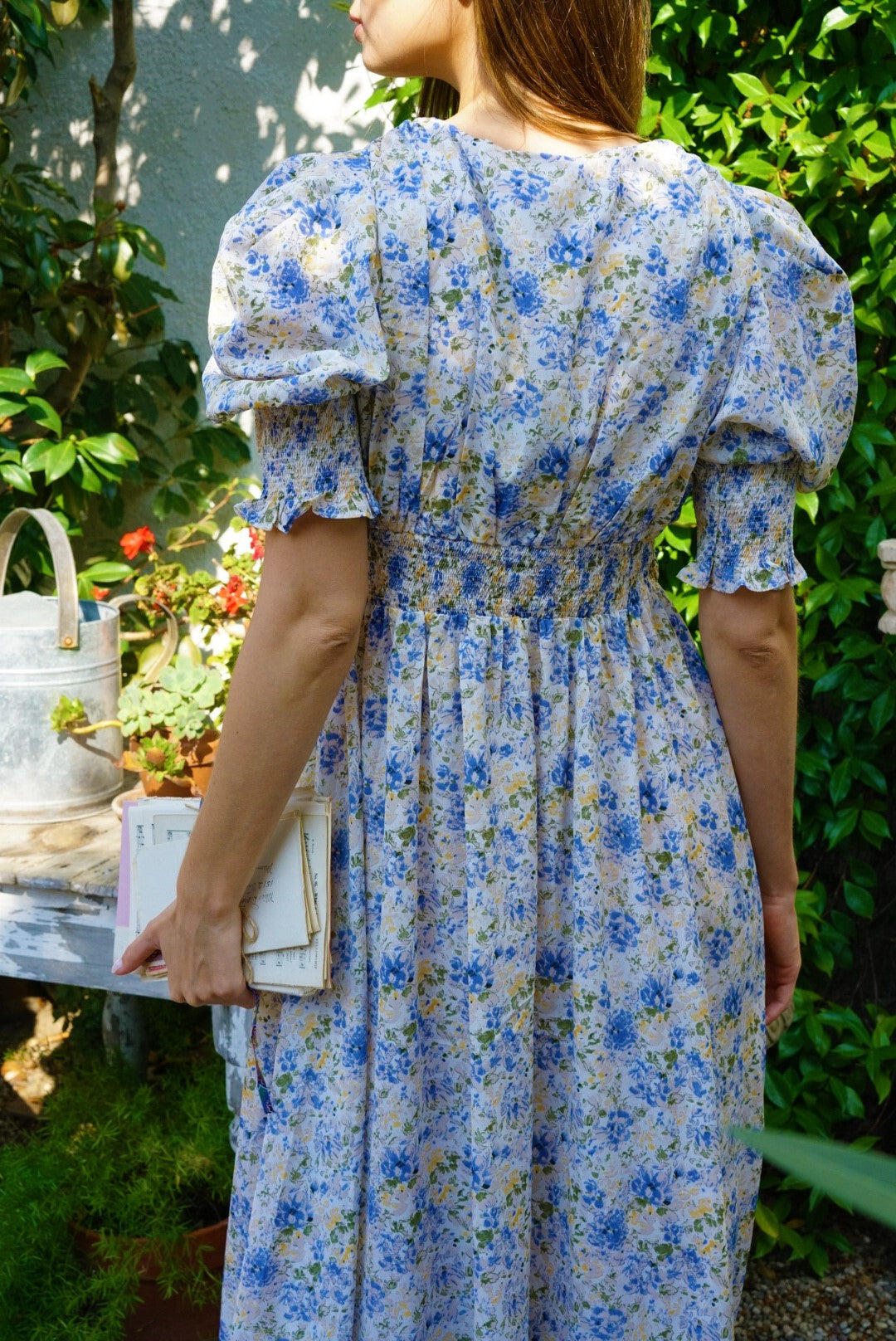 EN SAISON FLORAL MIDI DRESS