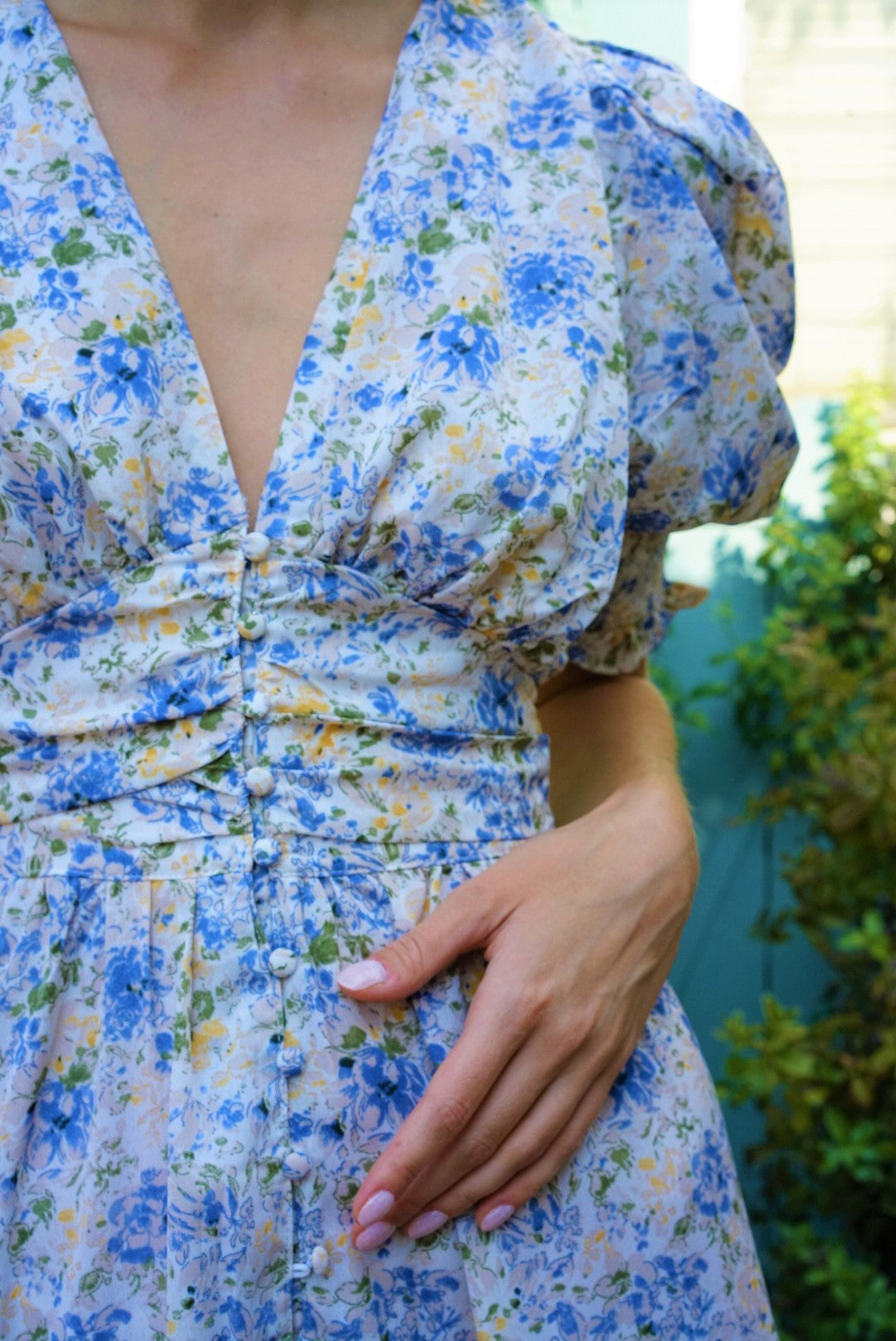 EN SAISON FLORAL MIDI DRESS