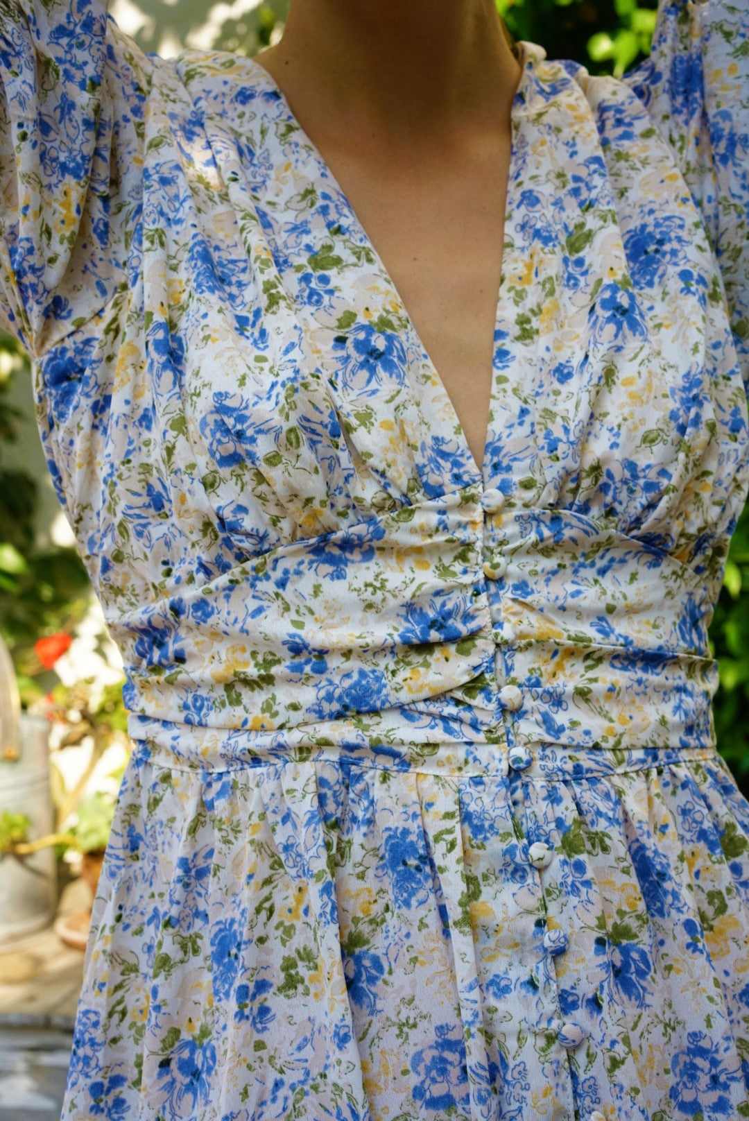 EN SAISON FLORAL MIDI DRESS
