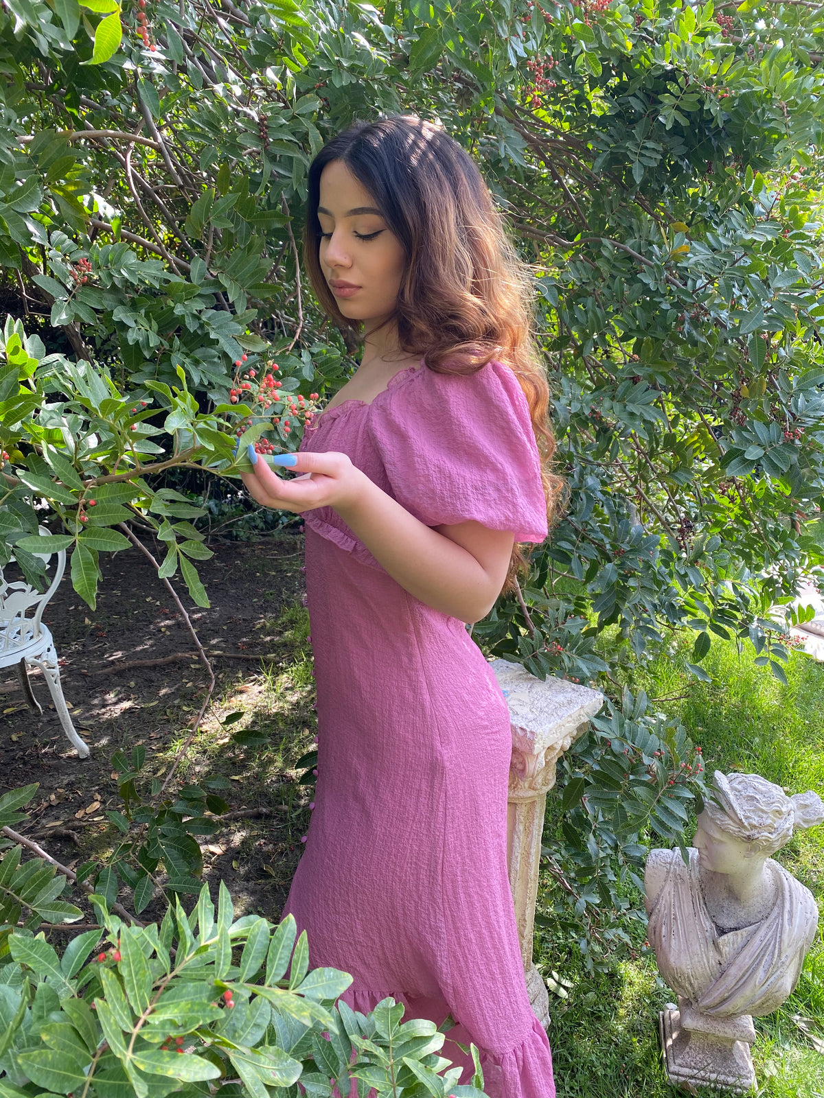 ASTR THE LABEL ROCCO DRESS IN ORCHID