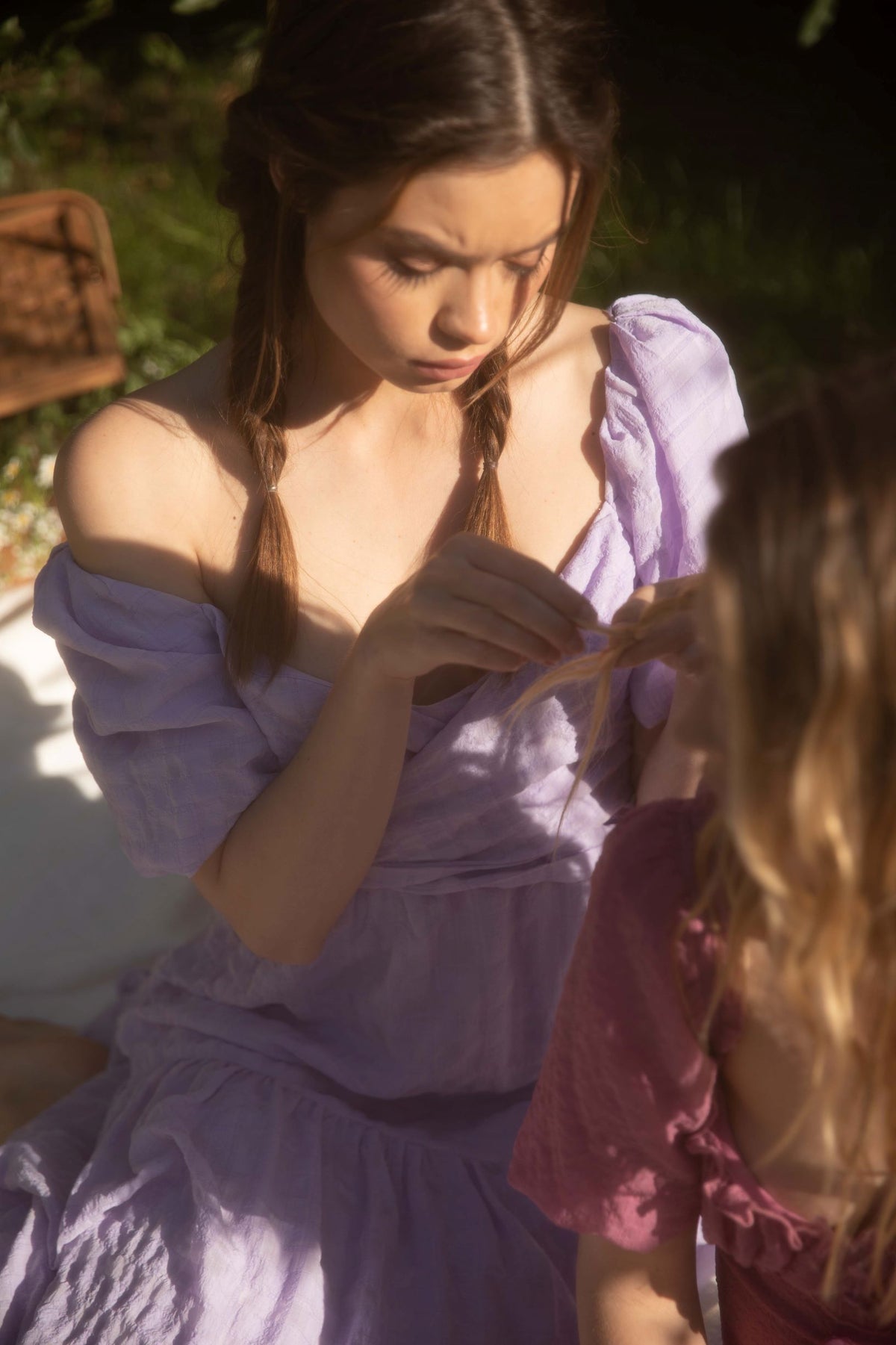 ASTR THE LABEL SONNET DRESS IN LAVENDER