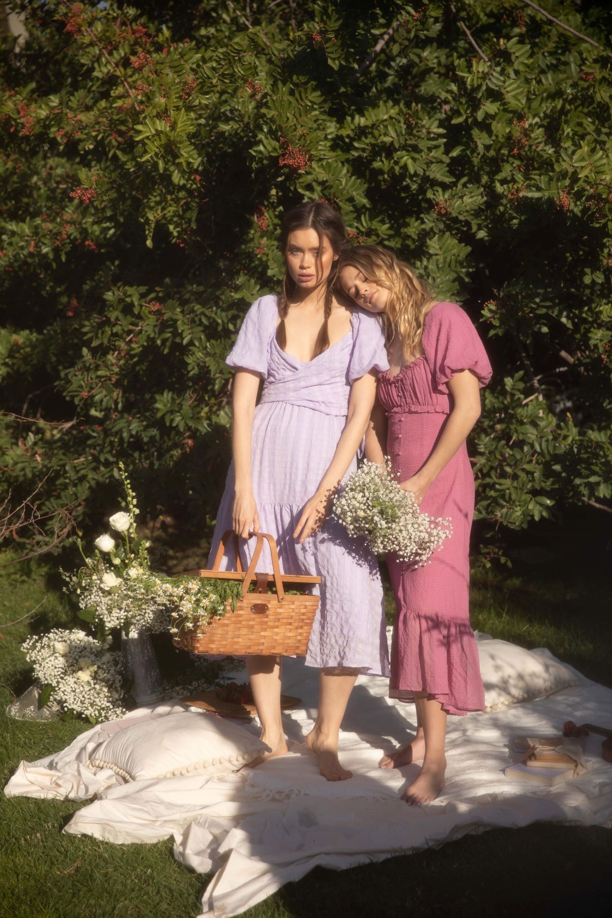 ASTR THE LABEL SONNET DRESS IN LAVENDER