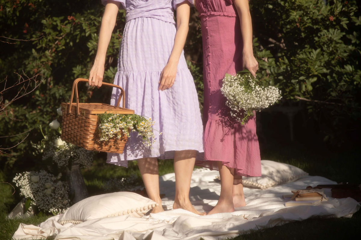 ASTR THE LABEL SONNET DRESS IN LAVENDER