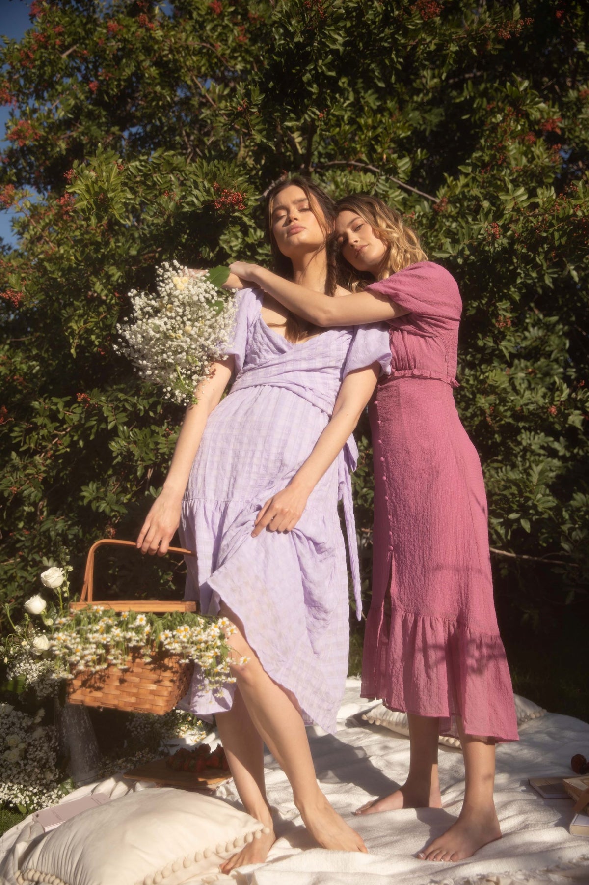 ASTR THE LABEL SONNET DRESS IN LAVENDER