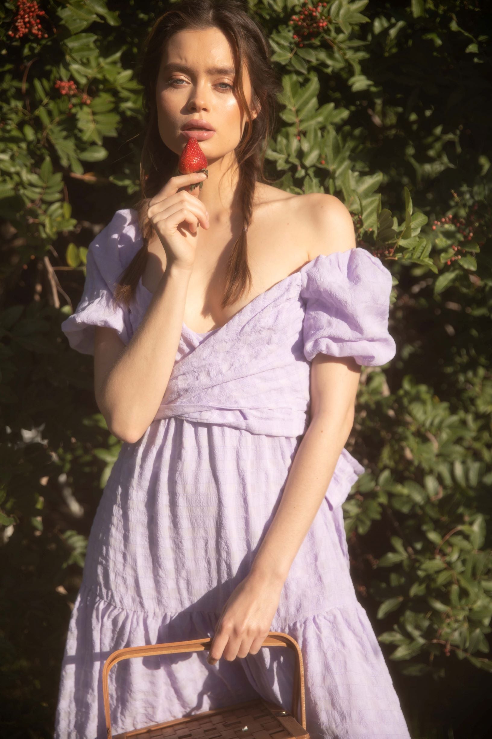 ASTR THE LABEL SONNET DRESS IN LAVENDER