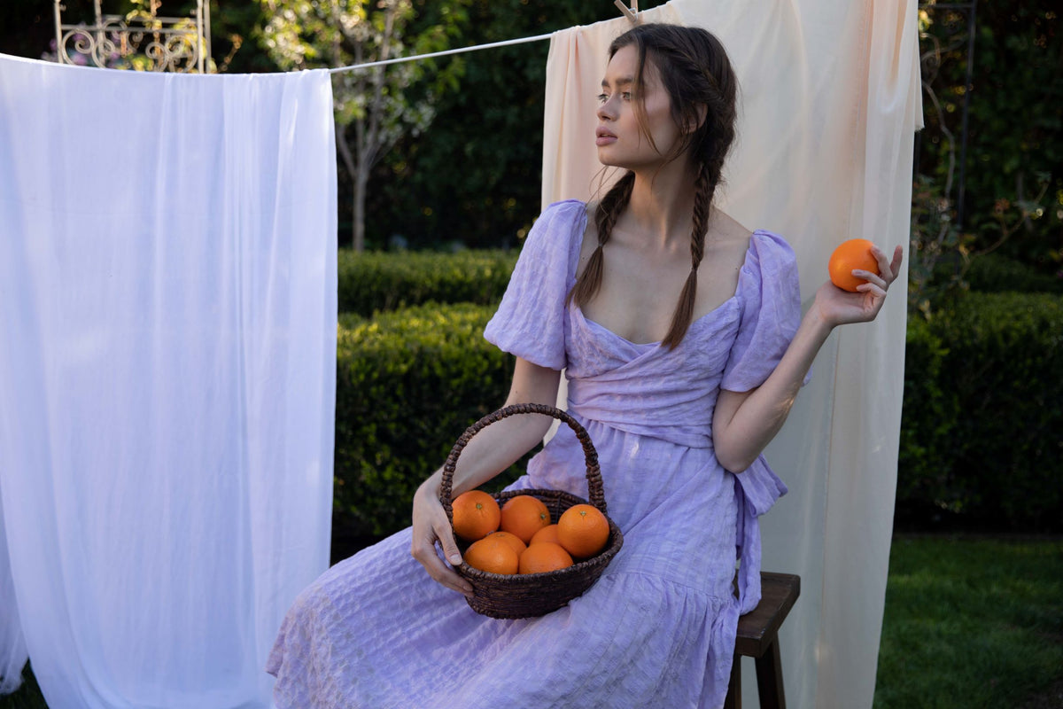 ASTR THE LABEL SONNET DRESS IN LAVENDER